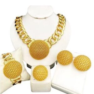 Luxury 4-Piece Gold Jewelry Set