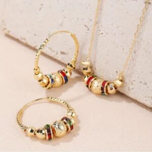 18k Gold plated 3 piece jewellery