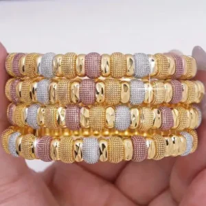 3 tone bangles 3pcs