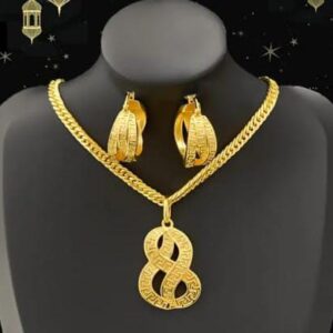 Gold plated 22k 4pcs jewelry