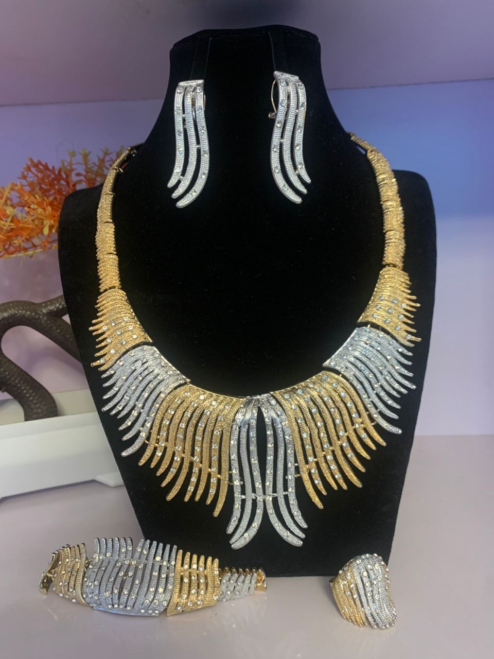 complete set of jewelry